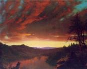 弗雷德里克埃德温丘奇 - Twilight in the Wilderness